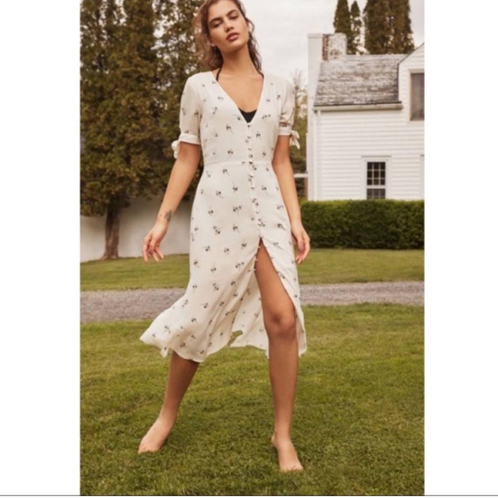 Urban Outfitters Floral Button Down Dress